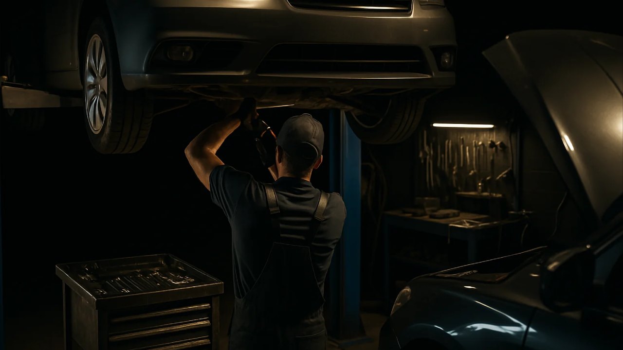 Vehicle service at Ashton's Garage in Salisbury